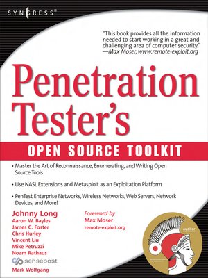cover image of Penetration Tester's Open Source Toolkit